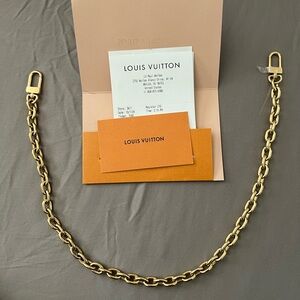 Brand New, Authentic Louis Vuitton Mini Bumbag Gold Chain